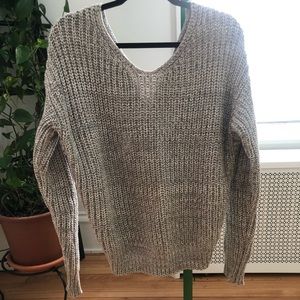 Knot-back Sweater